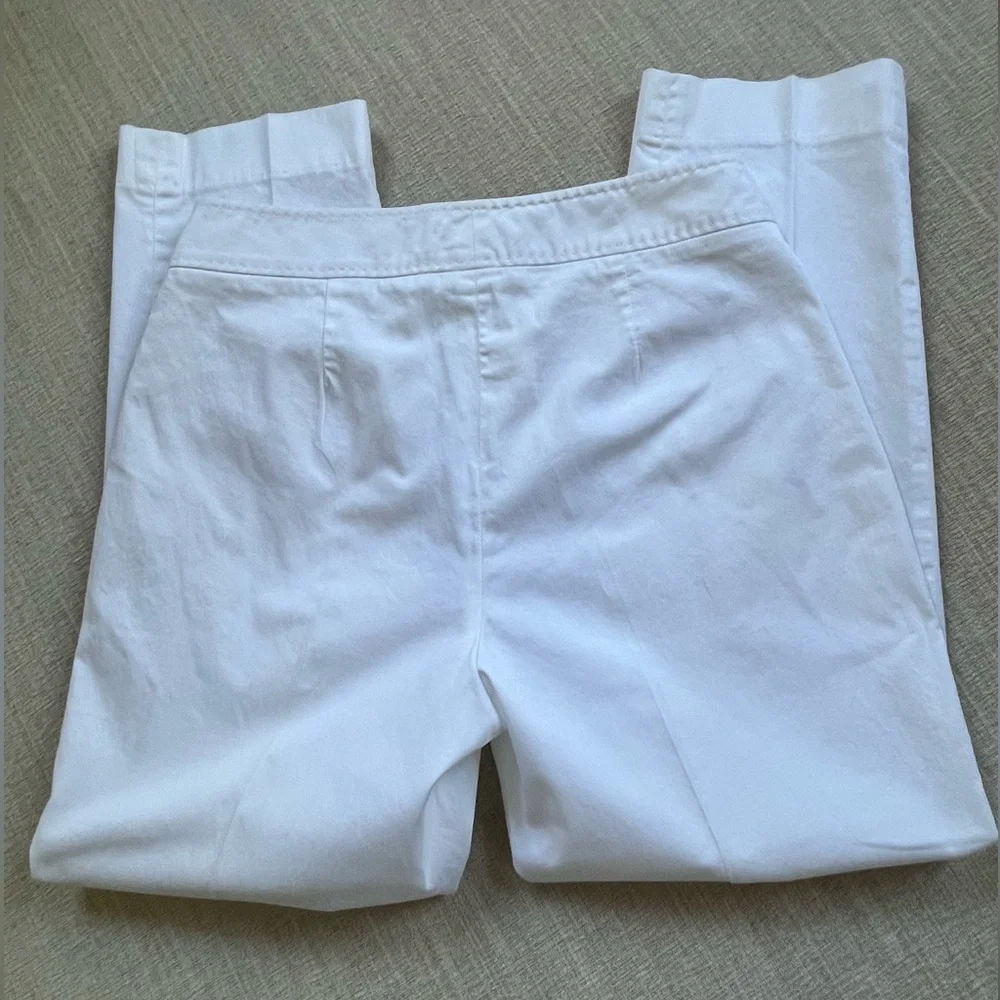 Chic White Agnona Pants Made in Italy. Women’s Size: 40 (U.S. Size 4) - Picture 9 of 13
